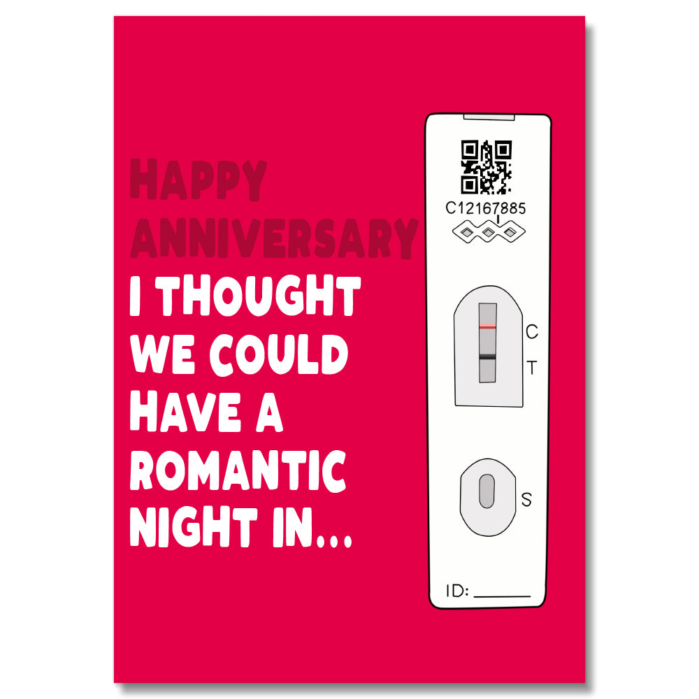 Anniversary Covid Coronavirus Test Card PACK OF 6 #1 image